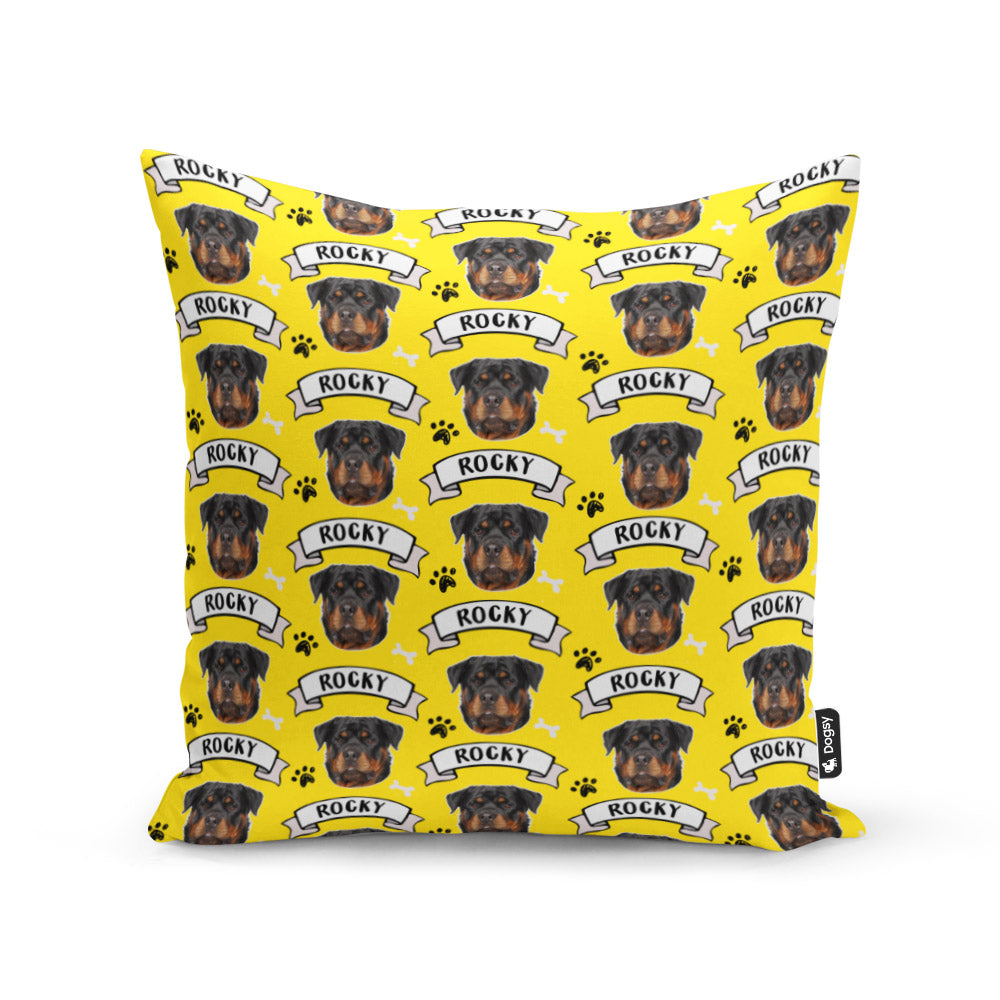 Dog Name Cushion