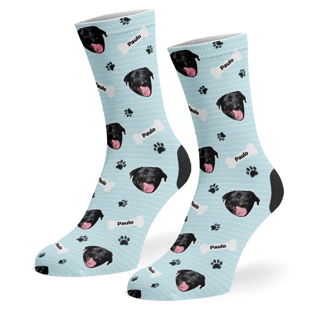 Blue Paulo Sponsors Name Socks