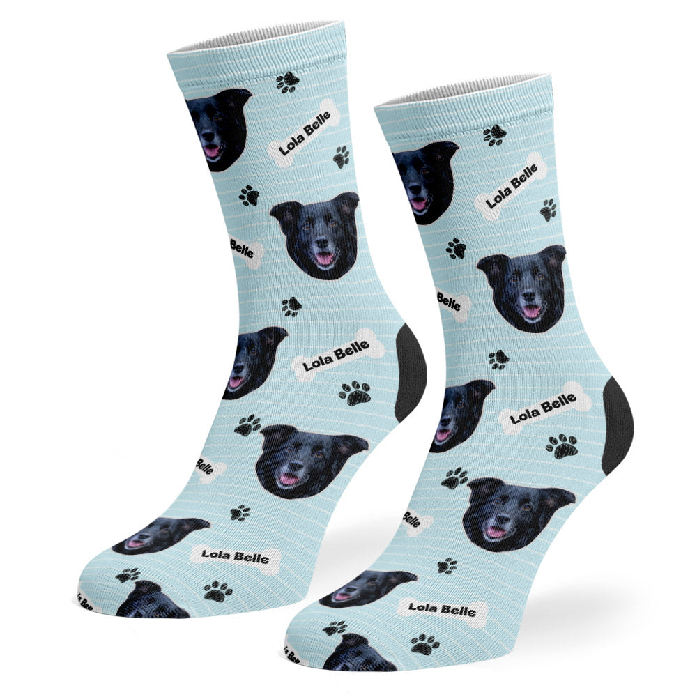 Blue Lola Belle Sponsors Name Socks