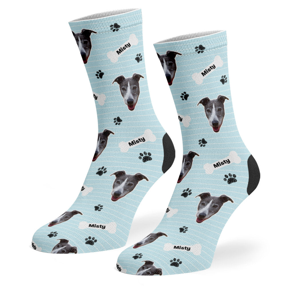 Blue Misty Sponsors Name Socks