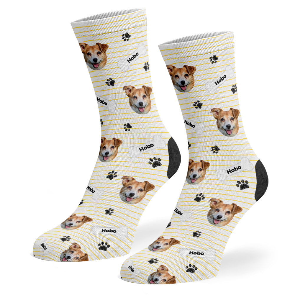 Cream Hobo Sponsors Name Socks
