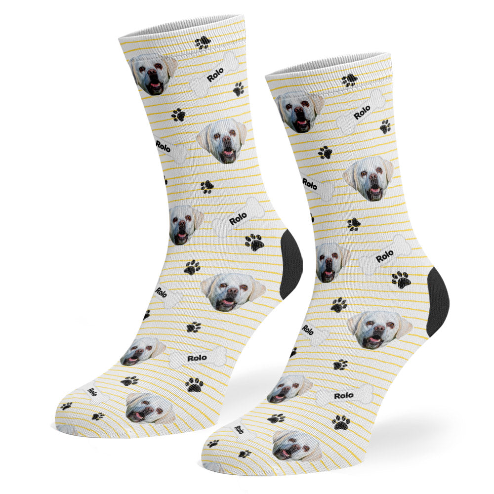 Cream Rolo Sponsors Name Socks