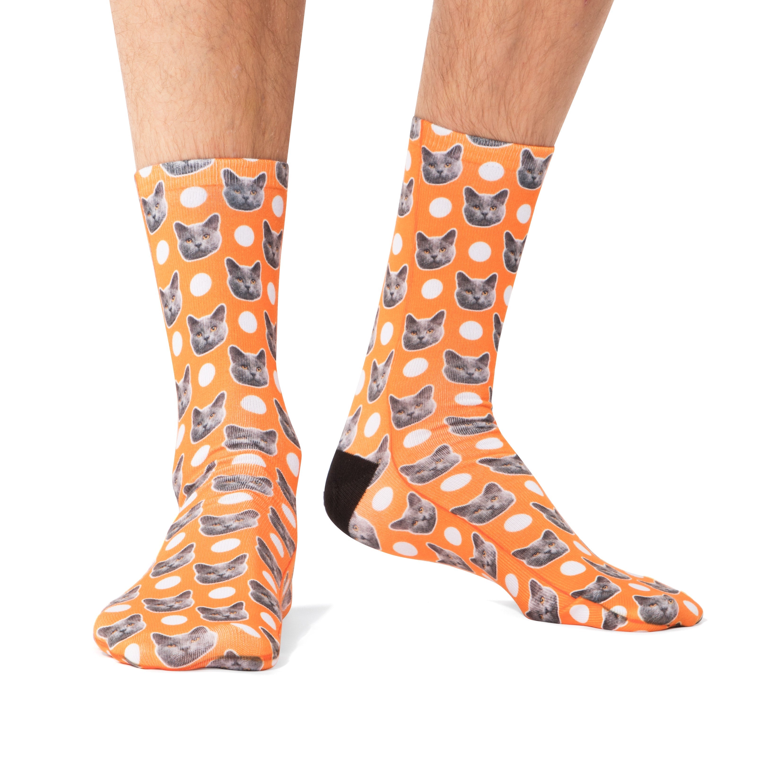 Polka Cat Socks